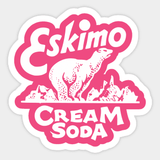 Vintage Soda Pop Bottlecap - Eskimo Cream Soda Sticker